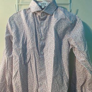 EXPRESS MEN'S - BUTTON UP/DRESS SHIRT - SMALL/EXTRA SLIM - FLORAL